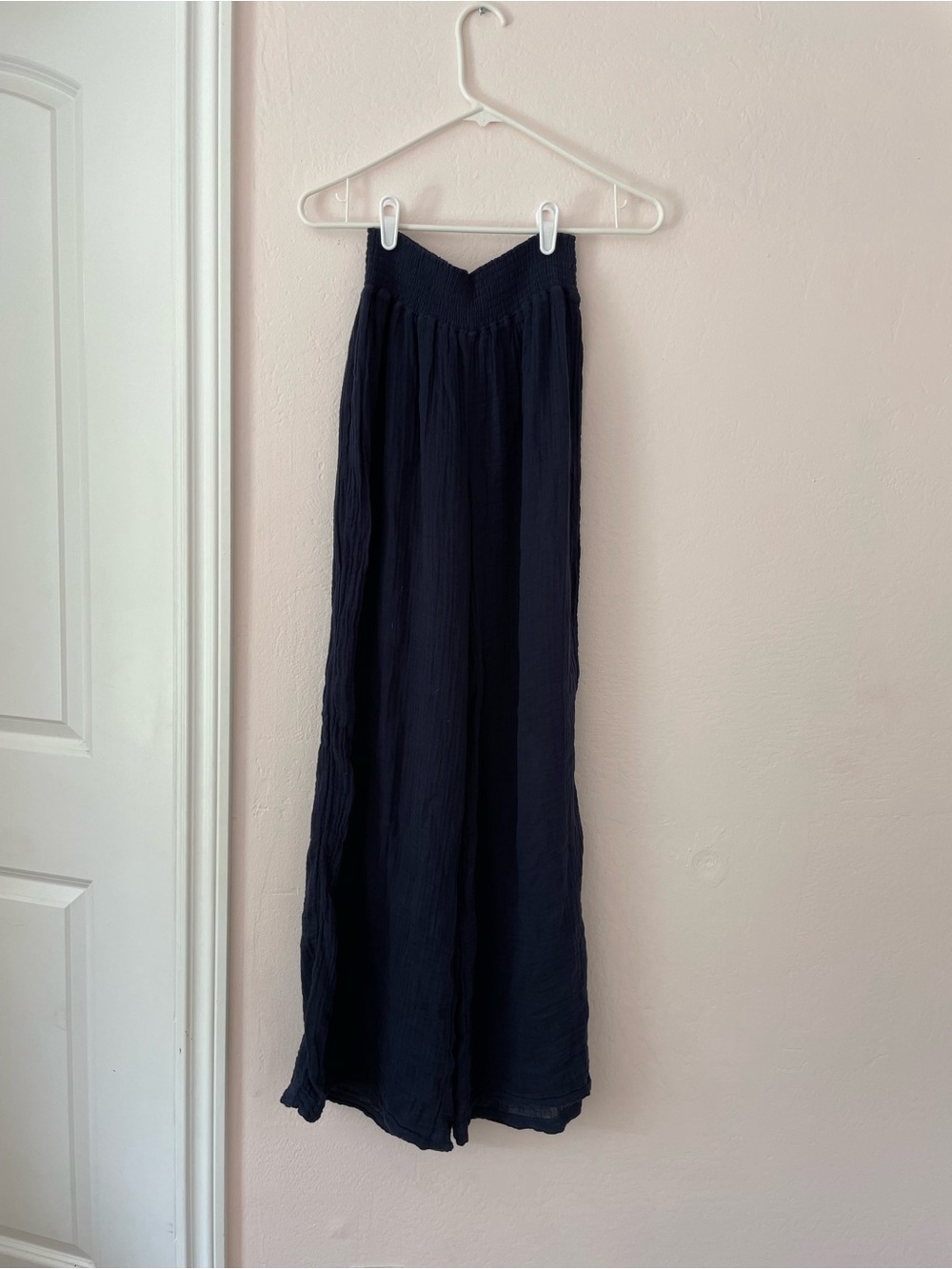 Michael Stars Navy Susie Gauze Pant